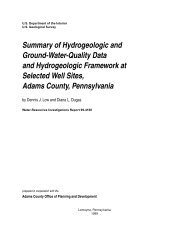 Publication - USGS Water Resources of Pennsylvania