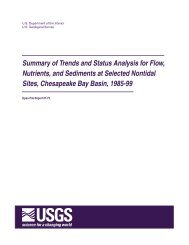 Summary of Trends and Status Analysis for Flow, Nutrients, and ...