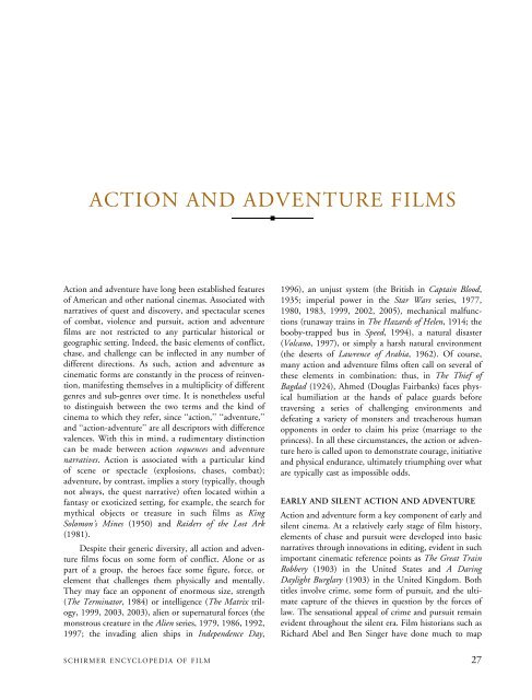 Schirmer Encyclopedia of Film