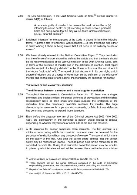 lc290 Partial Defences to Murder report - Law Commission