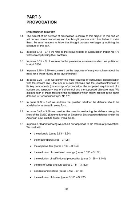 lc290 Partial Defences to Murder report - Law Commission