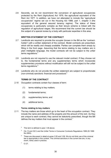 Renting Homes: The Final Report - Law Commission