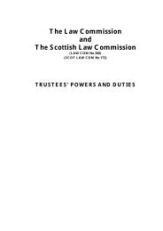 Trustees' Powers and Duties - Law Commission