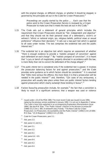 cp149 Consents to Prosecution consultation - Law Commission