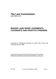 Making Land Work: Easements, Covenants and ... - Law Commission