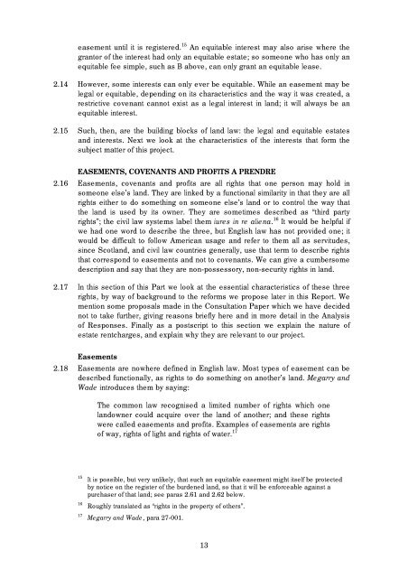 Making Land Work: Easements, Covenants and ... - Law Commission