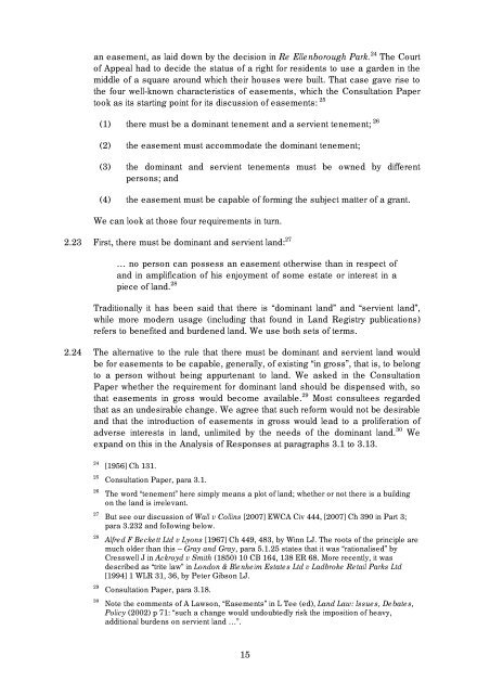 Making Land Work: Easements, Covenants and ... - Law Commission