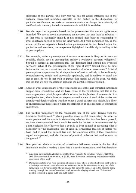 Making Land Work: Easements, Covenants and ... - Law Commission