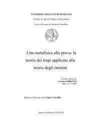 Tesi di Laurea di Costanza Brevini - SELP