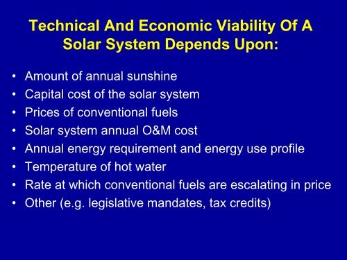 Solar Thermal