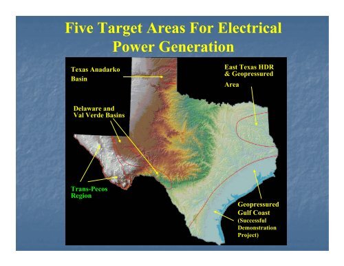 Geothermal Electric Power Projects In Texas