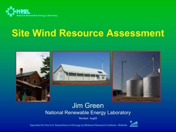 Site Wind Resource Assessment