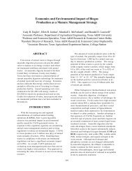 Economics and Environmental Impact of Biogas Production as a ...