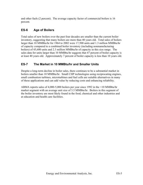 Characterization of the U.S. Industrial Commercial Boiler Population