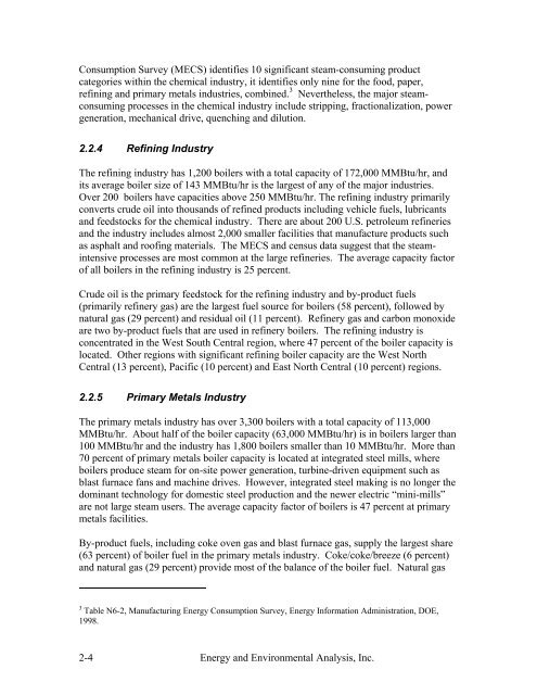 Characterization of the U.S. Industrial Commercial Boiler Population