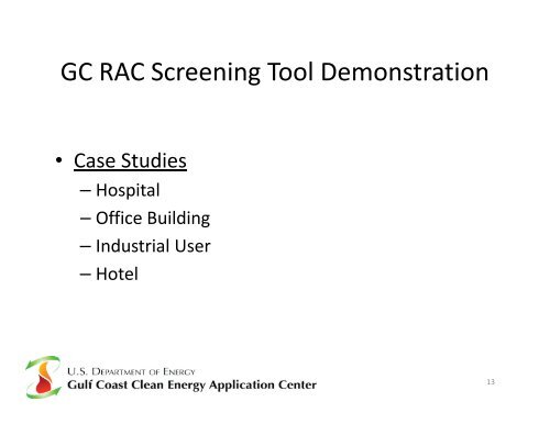 CHP Feasibility Study - Houston Advanced Research Center