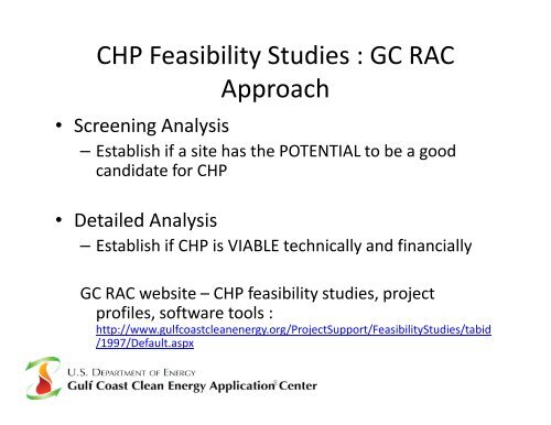 CHP Feasibility Study - Houston Advanced Research Center