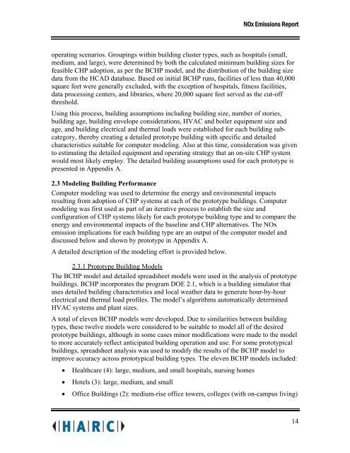 NOx Emissions Impacts from Widespread Deployment of CHP in ...