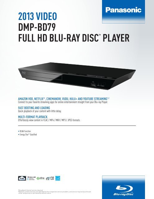 Panasonic DMP-BD79-K 加湿された