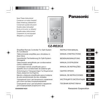CZ-RE2C2 - Panasonic