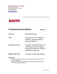 06/11/07 Procedure for correcting Error Code E01 ... - Panasonic