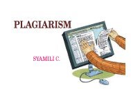 PLAGIARISM - DSpace at Indian Institute of Management Kozhikode