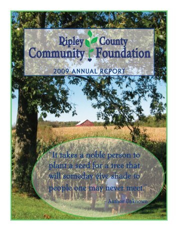 PDF Download - Ripley County Community Foundation