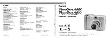 Kameran käyttöopas - Canon Europe