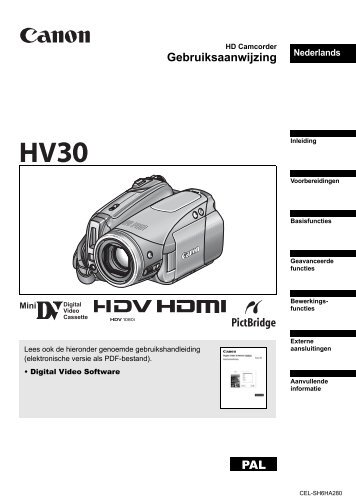 Gebruiksaanwijzing PAL - Canon Europe