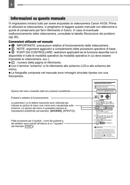 PAL Manuale di istruzioni - Canon Europe