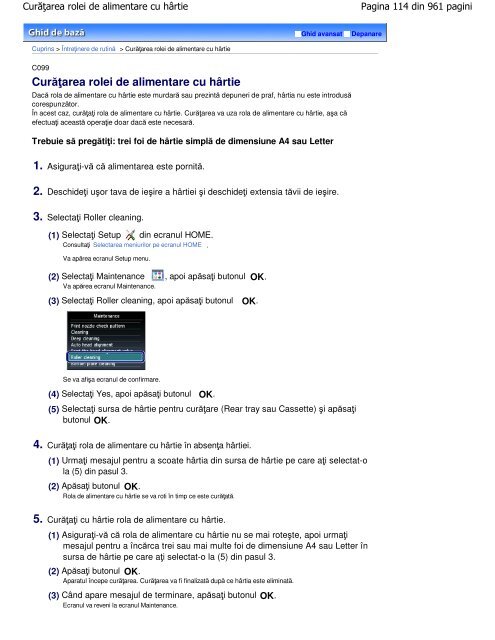 Canon MG5100 series On-screen Manual - Canon Europe