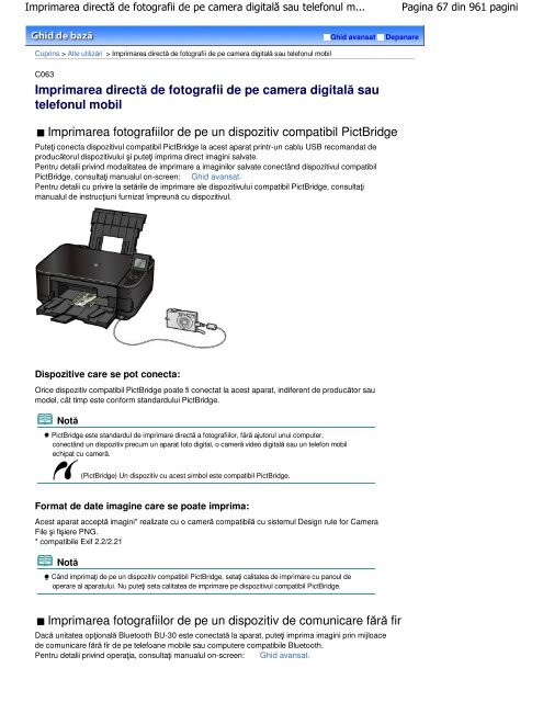 Canon MG5100 series On-screen Manual - Canon Europe