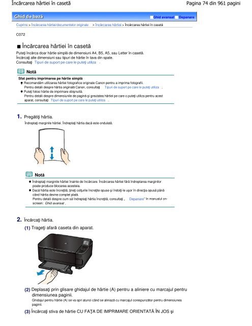 Canon MG5100 series On-screen Manual - Canon Europe