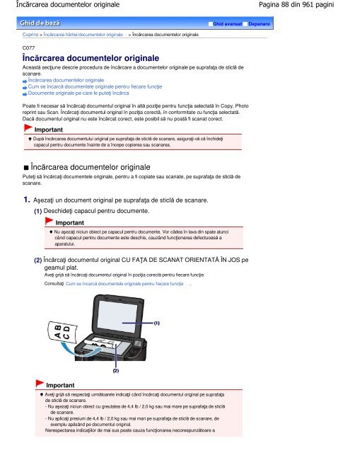 Canon MG5100 series On-screen Manual - Canon Europe