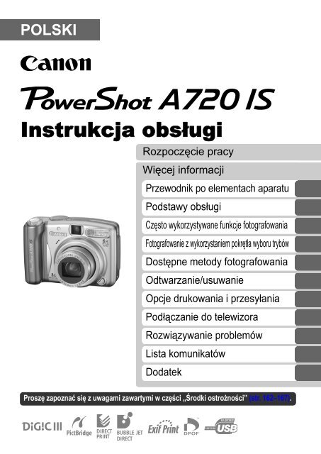 Canon Ds 126 151 Instrukcja Obsługi