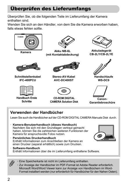 Handbuch - Canon Europe