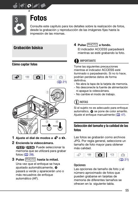 Manual de instrucciones - Canon Europe