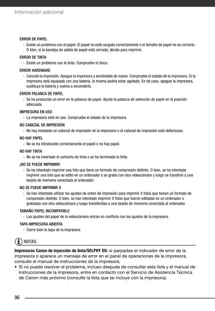 Manual de instrucciones - Canon Europe