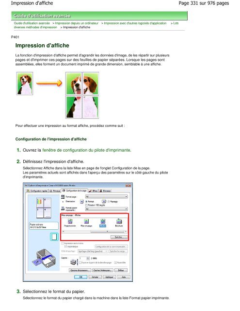 Canon MG5100 series Manuel en ligne - Canon Europe