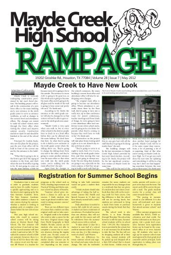 May Rampage - Campuses - Katy ISD