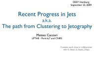 A jet of - Physics Seminar - Desy