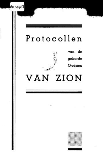 Protocollen VAN ZION