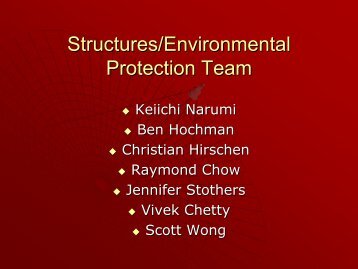 Structures / Thermal Group