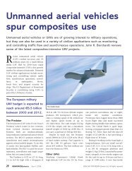 Unmanned aerial vehicles spur composites use