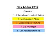 Das Abitur 2012 - Gesamtschule Bremen-Ost - Bremen