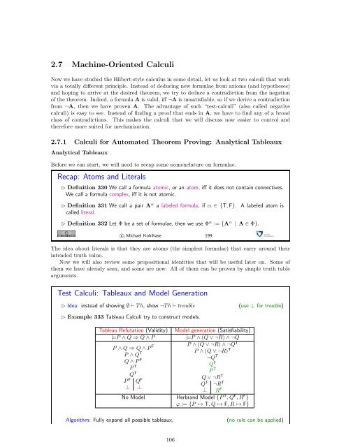 General Computer Science 320201 GenCS I & II Lecture ... - Kwarc