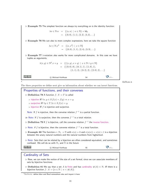 General Computer Science 320201 GenCS I & II Lecture ... - Kwarc