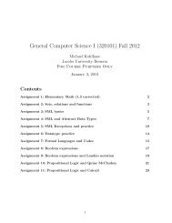 old assignments - Kwarc