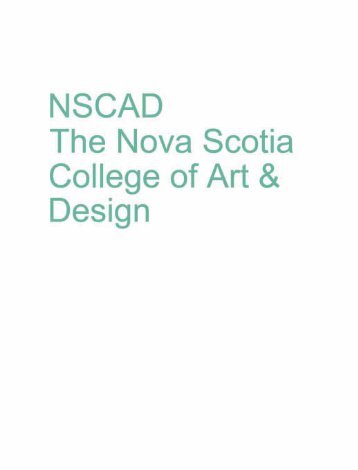 Download complete publication (*23MB PDF) - Nova Scotia College ...