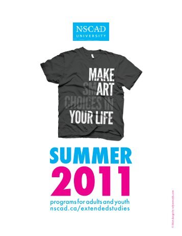 summer 2011 - Nova Scotia College of Art and Design